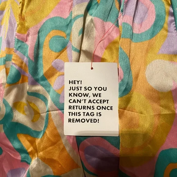 ASOS Wide Bell Sleeve Satin Mini Dress - Picture 6 of 7